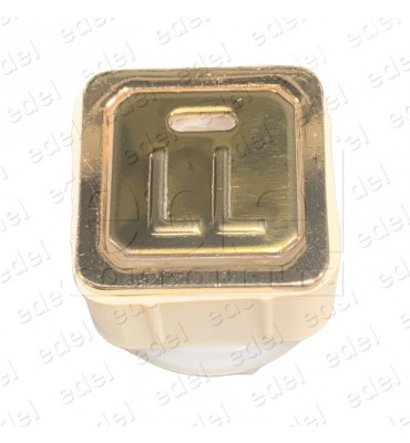 111TAD000124LL PULSADOR JMT TAD DORADO 24V ROJO (LL)