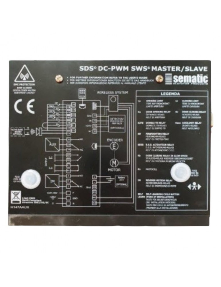 BL-157AAEX01SWS VARIADOR DE PUERTAS SEMATIC SDS DC-PWM SWS REL.3