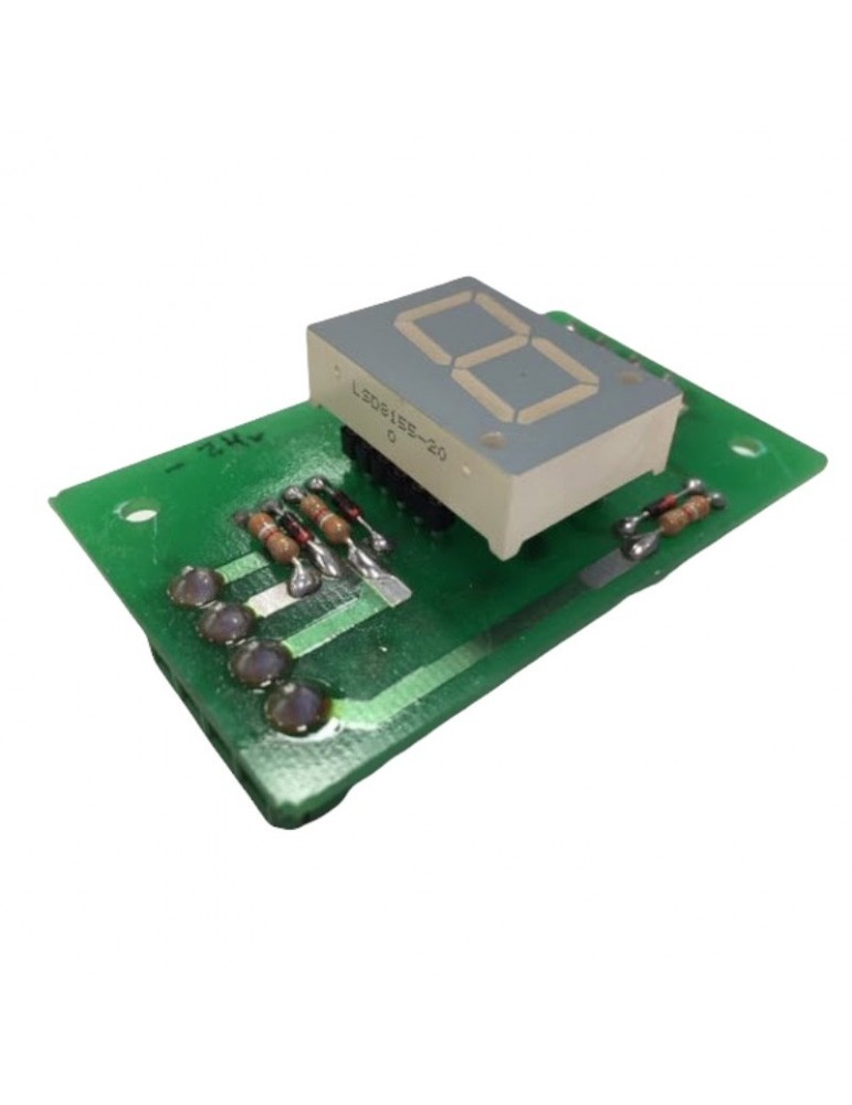 DISPLAY JMT 7 SEGMENTOS 1 DIGITO CODIFICADO 24V C-