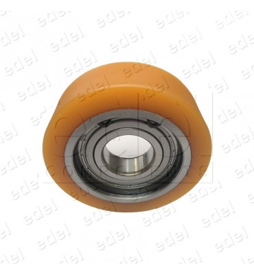 RUEDA COMPLETA 80x25MM C/COJINETE 25x15