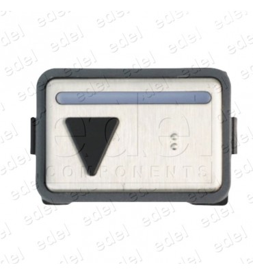 56270645 PULSADOR SCHINDLER MX-BASIC LIJADO BRAILLE (FLECHA BAJADA)