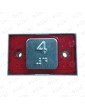 R2172PTBCR04 PULSADOR MAC PUARSA COMPAC BRAILLE COR 1C 24V ROJO 4