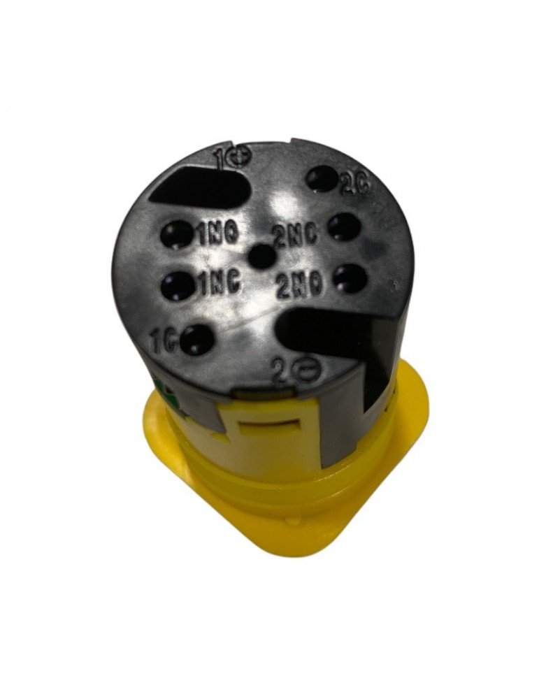 FAA25090M4 PUSH BUTTON OTIS EGUREN ALARM.SQUARED YELLOW W/OUT LIGHT