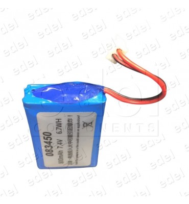 BATERIA 7.4V 0.7 Ah LI POLIMERO RECARGABLE 10.5x30.5x51MM (PARA TELEFONO NETEL)