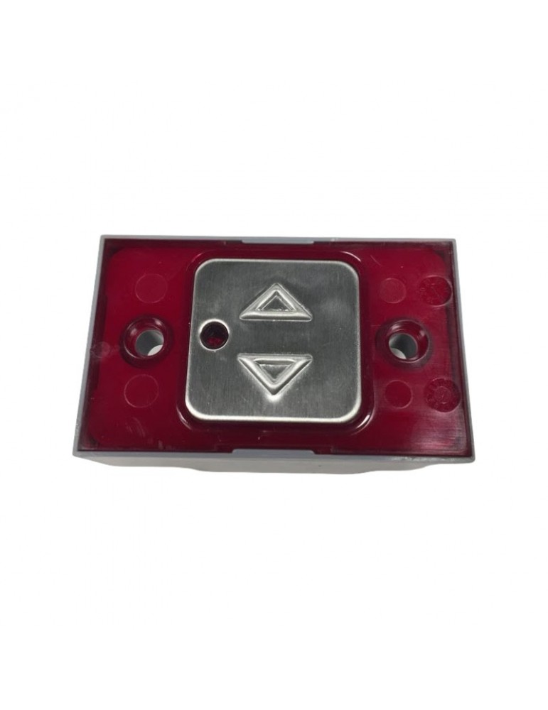 PULS. MP COMPAC T BRA. CON PILOTO 24V ROJO FL/DOB