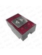 PULS. MP COMPAC T BRA. CON PILOTO 24V ROJO FL/DOB