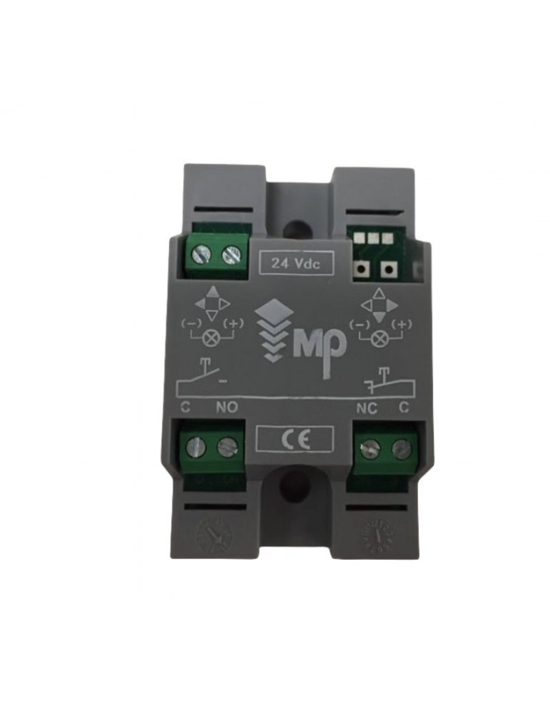 PULSADOR MP COMPAC BRA COR 1C 24V ROJO RELIEVE (FLECHA SUBIDA)