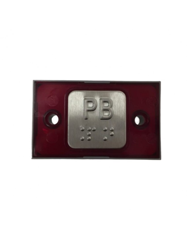 R2172PTBCRPB PUSH BUTTON MAC PUARSA COMPAC BRAILLE COR 1C 24V RED PB