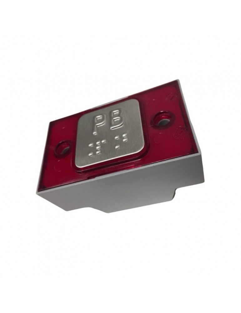 R2172PTBCRPB PULSADOR MAC PUARSA COMPAC BRAILLE COR 1C 24V ROJO (PB)