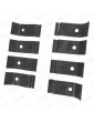 AMI-GL00.S0000 CONJUNTO GRAPA MIRILLA PUERTA SEMIAUTOMATICA MODELO FERMATOR GLOBAL ( 8 UND. )