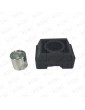 CONJ.TOPE GOMA FMTOR.PLACA PORTA RUEDAS 20X30MM