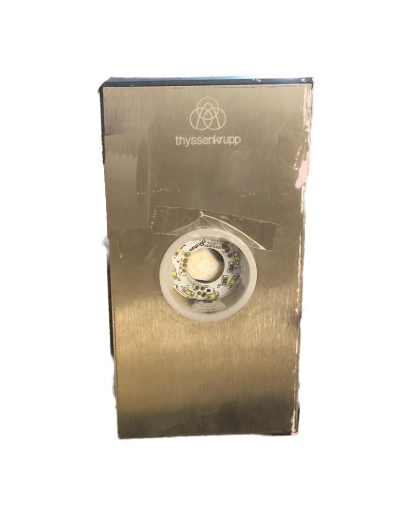 10082770 BOTONERA THYSSEN CMC4+ LOP50 INOX 1 EL. 50991404 (SIN PULSADOR)