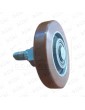 RODADERA 125X30 EXCENTRICA CON TORNILLO EXAG.30