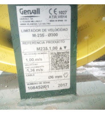 LIM.GERVALL M235 300MM P.SPL R/M S/B 1,00M/S