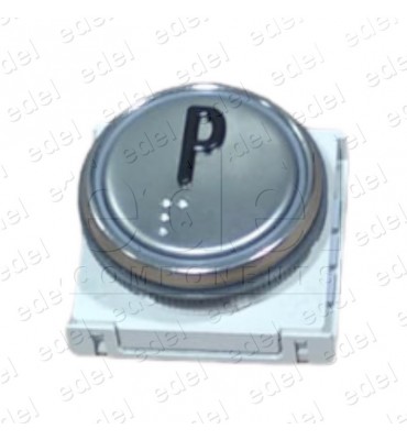 BMSVL34MR.00 P PUSH BUTTON DMG BM MACRO RED LIGHT INOX P
