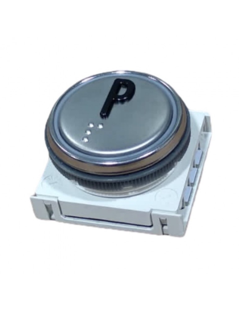 BMSVL34MR.00 P BOUTON DMG BM MACRO  LUM. ROUGE INOX P