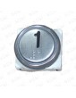 BMSVL34MR.00 1 PUSH BUTTON DMG BM MACRO RED LIGHT INOX 1