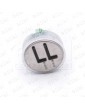 PUSH BUTTON VEGA VENUS  RED LIGHT 12/24V LL