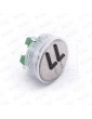 BOUTON VEGA VENUS  LUM.  ROUGE 12/24V LL