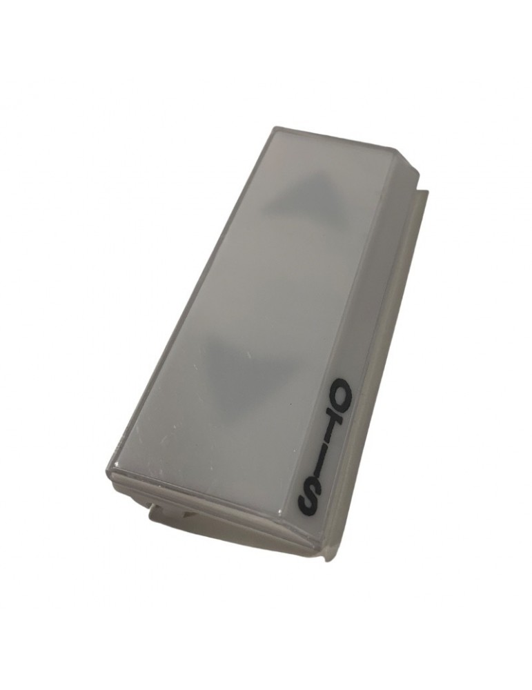 TXFO323AM151 CARATULA PULSADOR OTIS LM LARGO VERTICAL  CON LOGO DERECHO CON FLECHAS