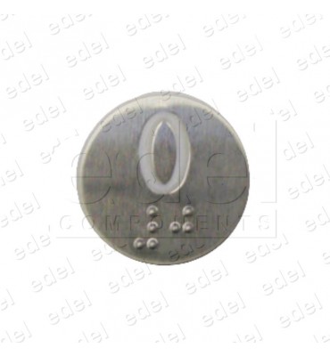 KM870824G000 CHICKLET PUSH BUTTON KONE BRAILLE (0)