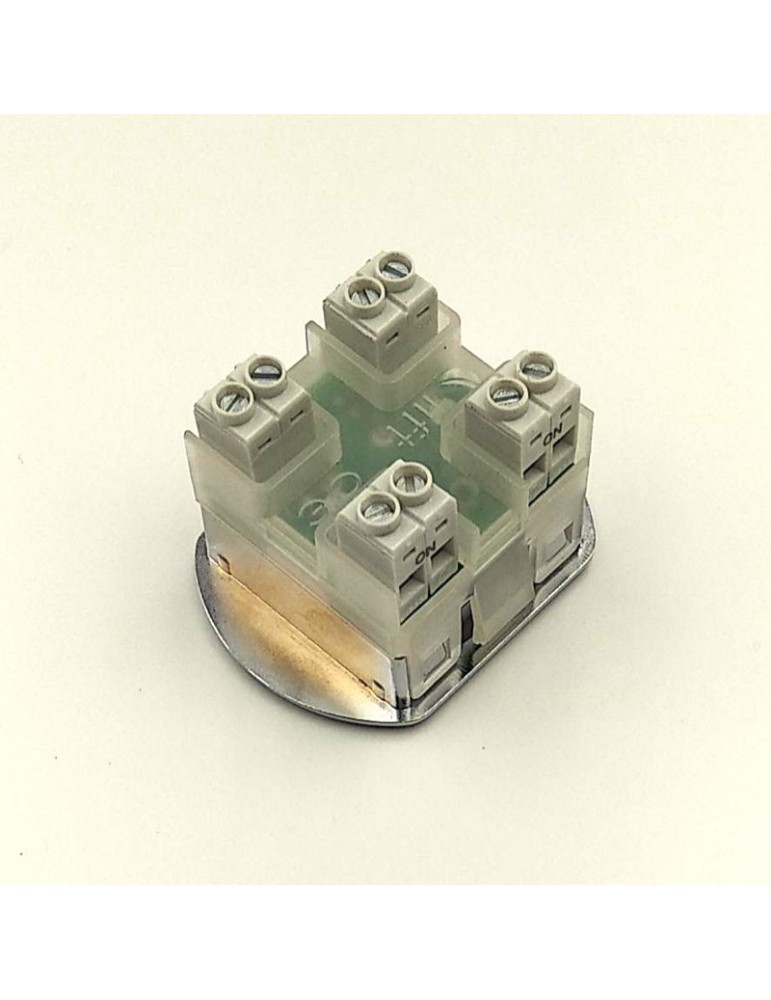 PULSADOR LIFT DOBLE LED 12/24V OVALADO ( ALARMA )