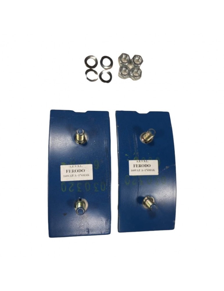 TOC5048B1 ZAPATAS DE FRENO OTIS 13VTR/160VAT KIT 2 UNIDADES A176MM