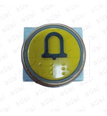 BMSAL44MR.00 ALR PULSADOR DMG BM MACRO 2NO 1NC 24V ROJO INOX ALARMA