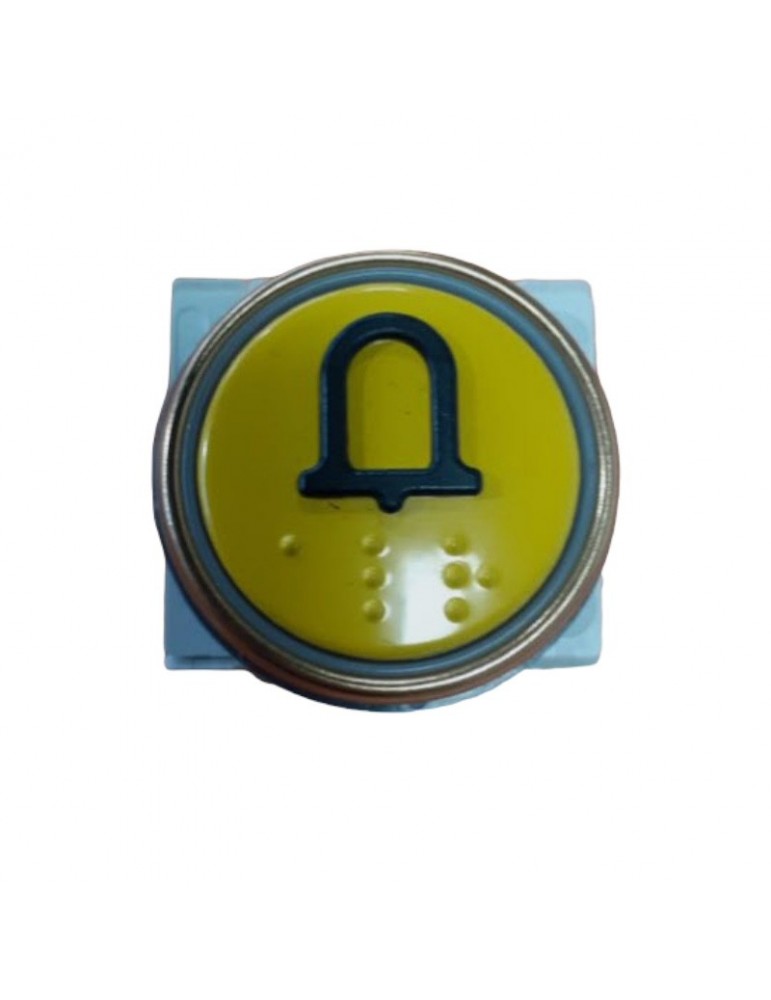 BMSAL44MR.00 ALR PUSH BUTTON DMG BM MACRO 2NO 1NC 24V RED INOX ALARM