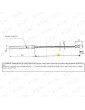 CABLE PUERTA CABINA SELCOM WITTUR L3245