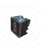 PULSADOR ELMI RP42 NEGRO BRAILLE LED ROJO 24V (0)