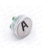 PULSADOR VEGA VENUS LUMINOSO  ROJO 12/24V A