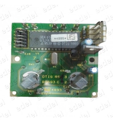 PLACA OTIS ESCALERA RS23