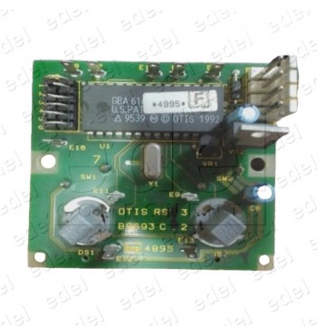 B9693C12 PLACA OTIS ESCALERA RS23